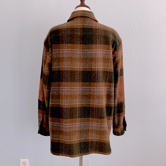 Lauren Ralph Lauren Lambswool Plaid Zip - Picture 9 of 15